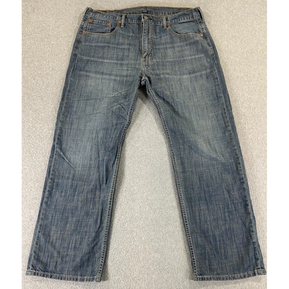 Levis Jeans Mens 38x32 Blue 569 Loose Baggy Relaxed Comfort Denim Pants
